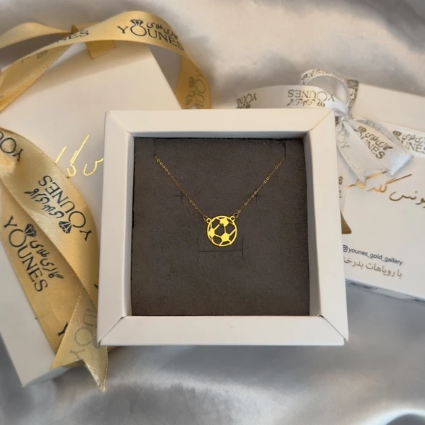 گردنبند طلا توپ